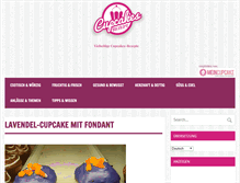 Tablet Screenshot of cupcakes-rezept.de